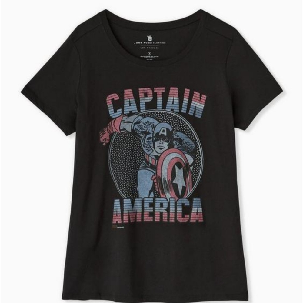 NWT TORRID SIZE 3 CAPTAIN AMERICA TSHIRT
